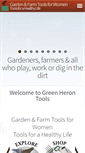 Mobile Screenshot of greenherontools.com